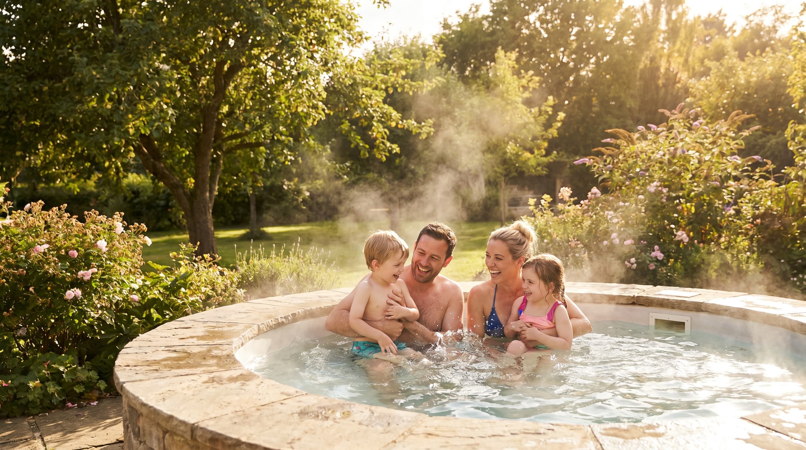 Jacuzzi ogrodowe z dziećmi — wiek, bezpieczeństwo i jak wybrać model dla rodziny