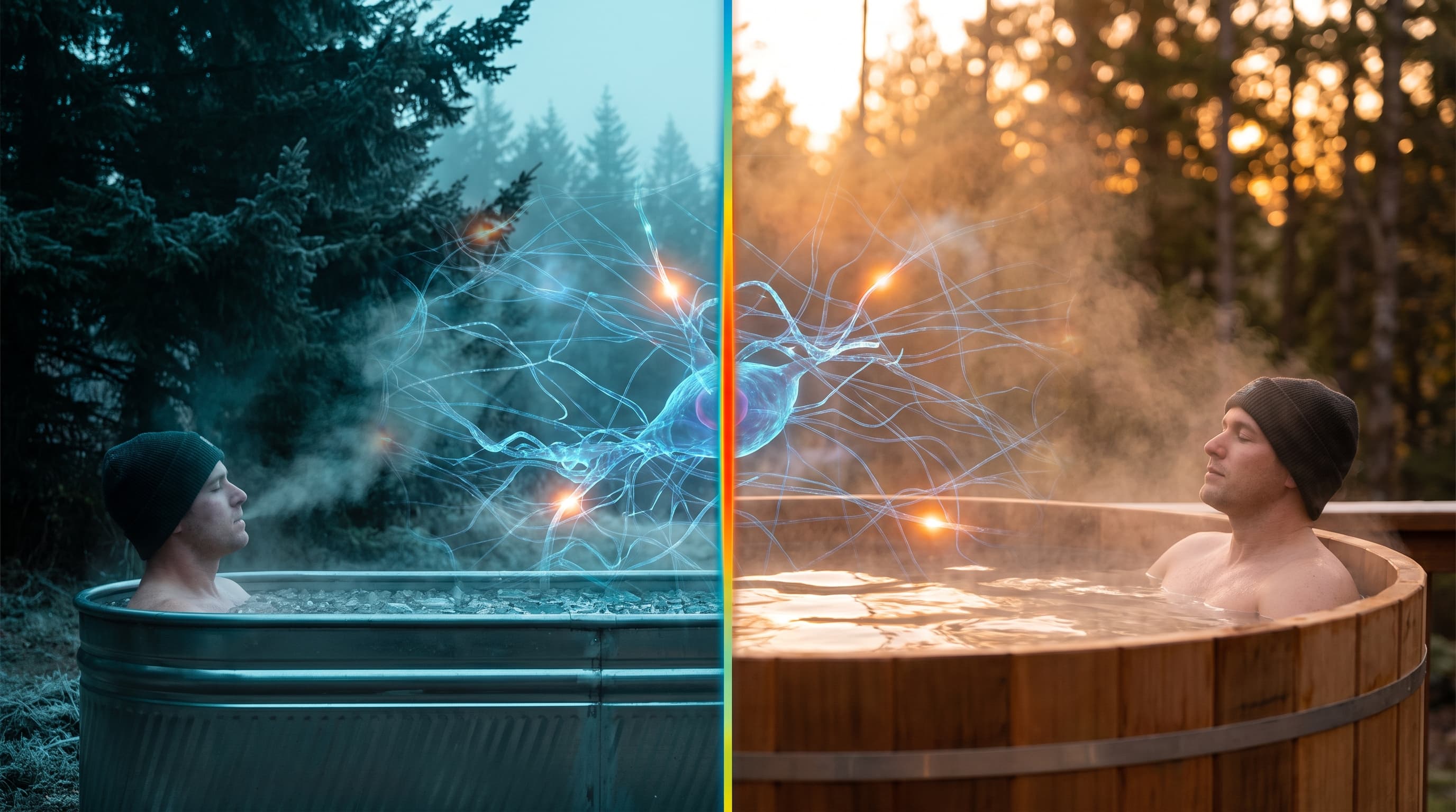 Neurohacking zimnem i ciepłem — jak wanna lodowa, jacuzzi i sauna zmieniają mózg i wydajność