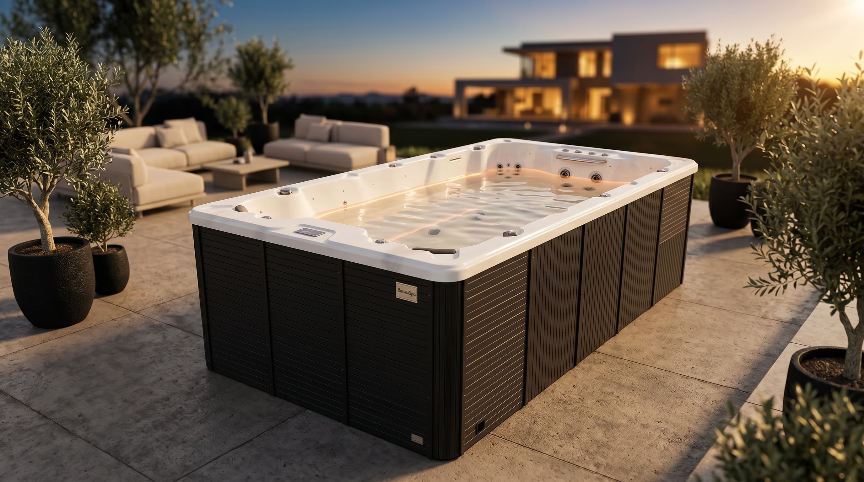 Bazén Husar 421 × 228 cm — prémiový Swim Spa 2