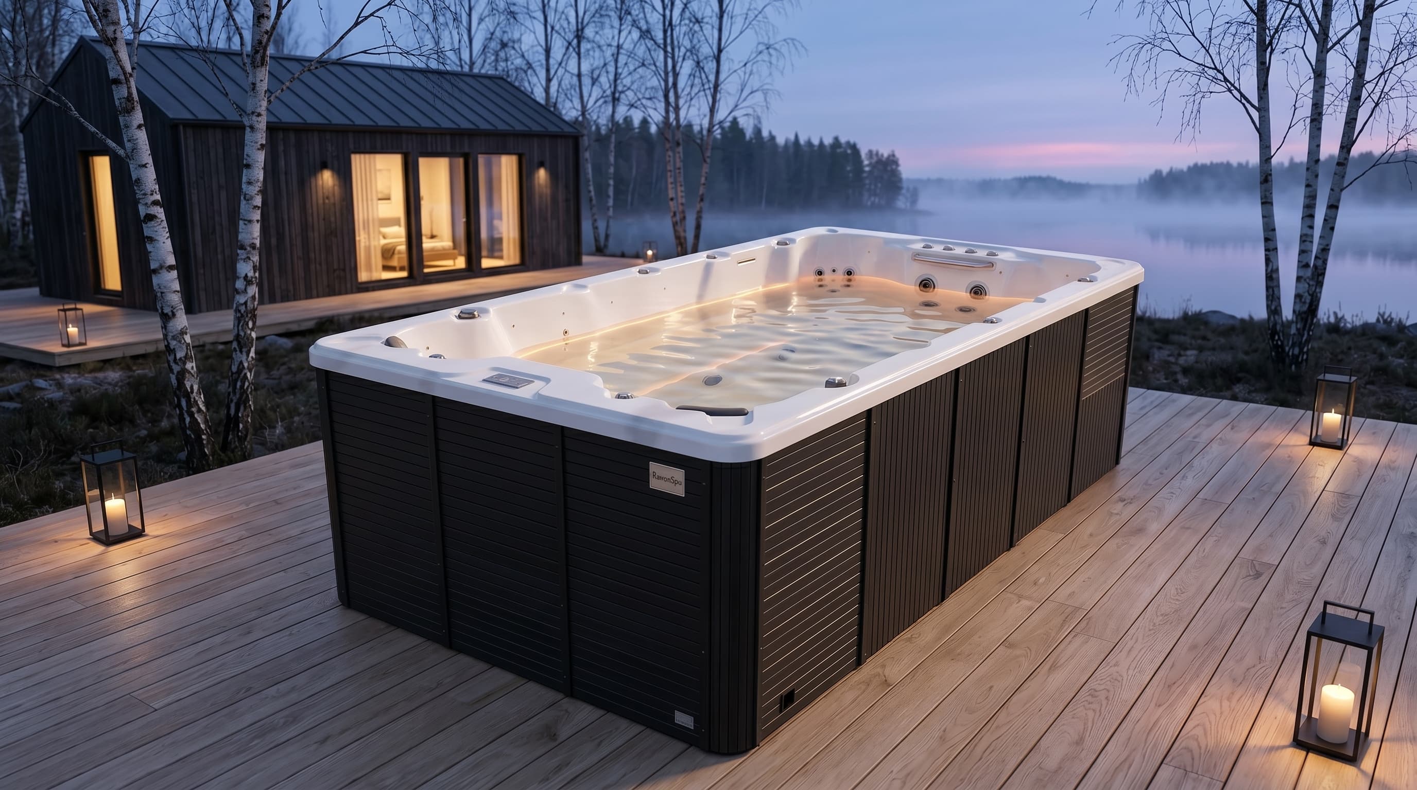 Bazén Husar 421 × 228 cm — prémiový Swim Spa 3
