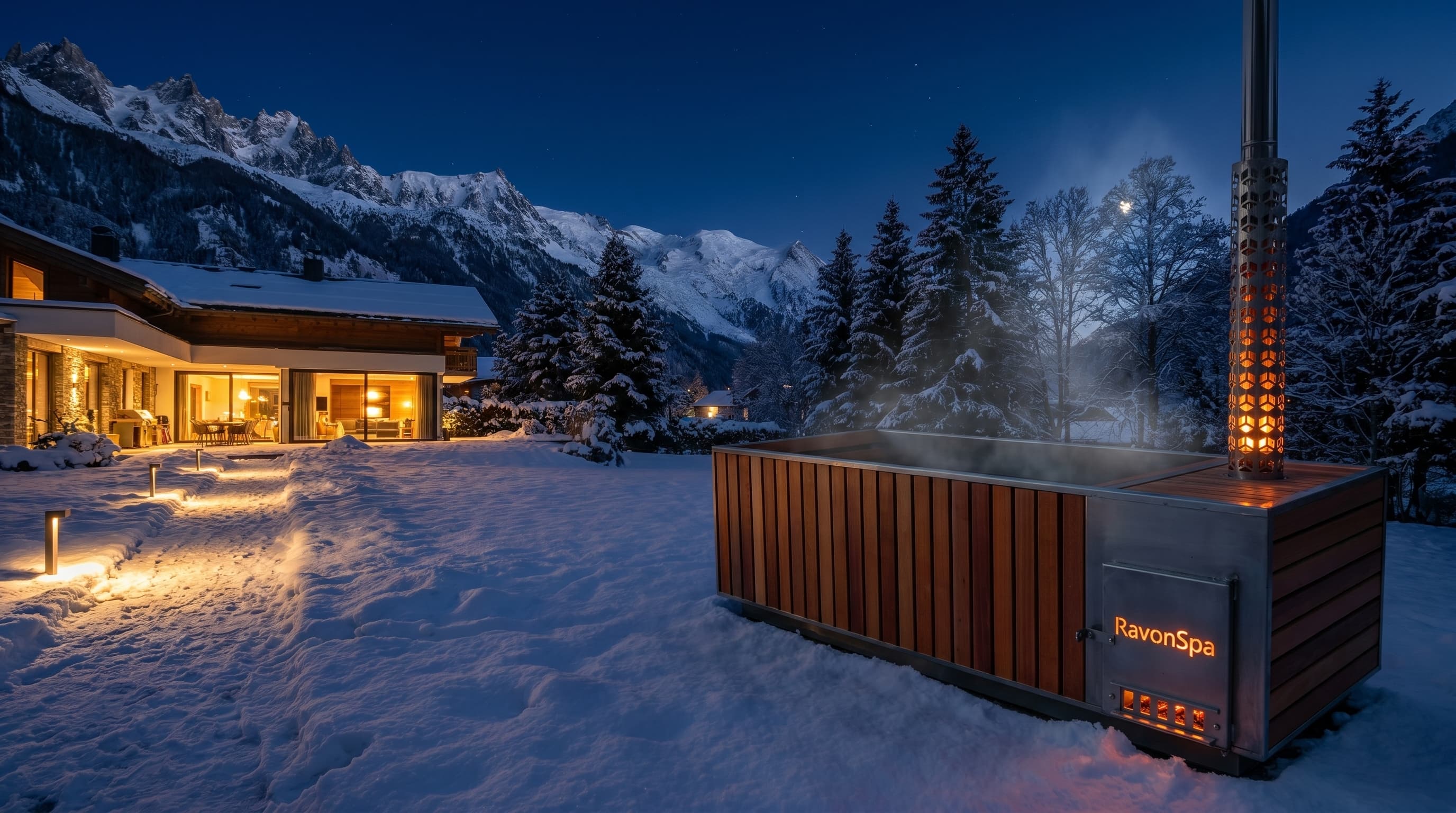 Thermowood ice bath