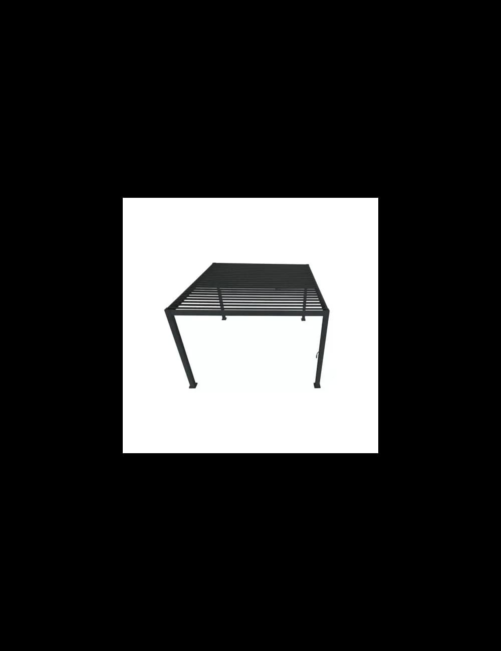Hliníková zahradní pergola 4 × 4 m