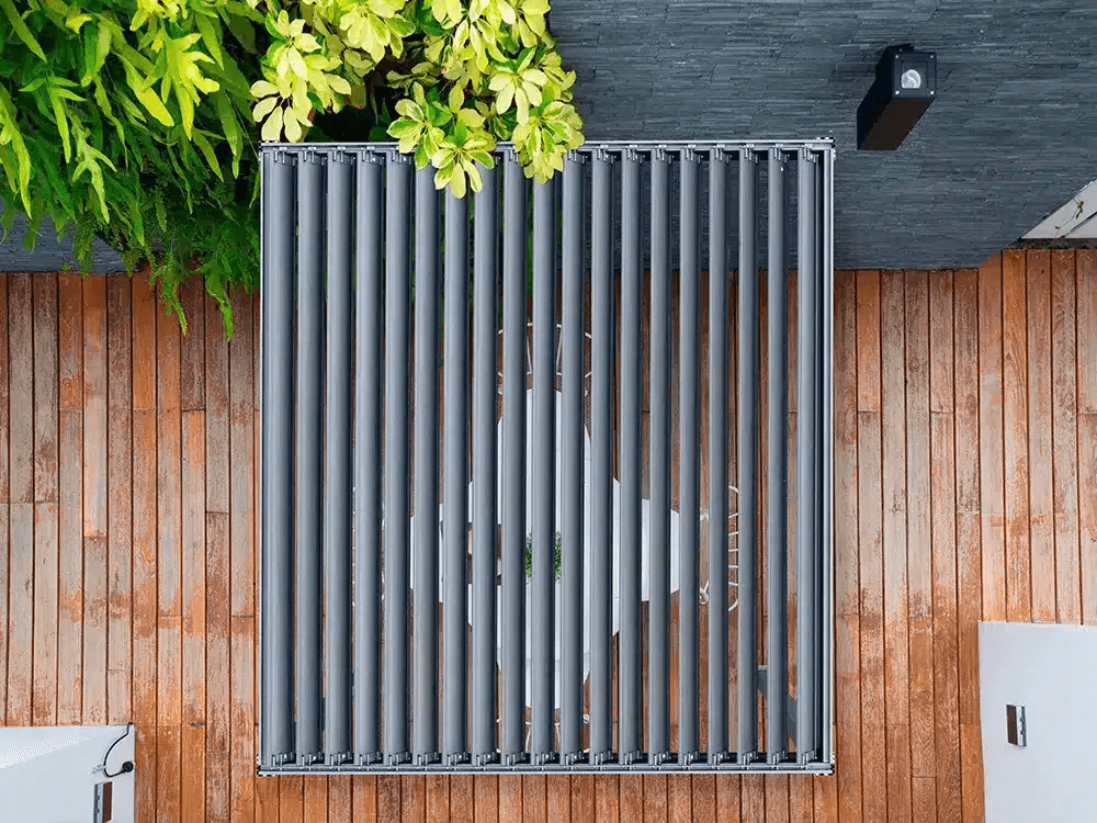 Hliníková zahradní pergola 3 × 3 m