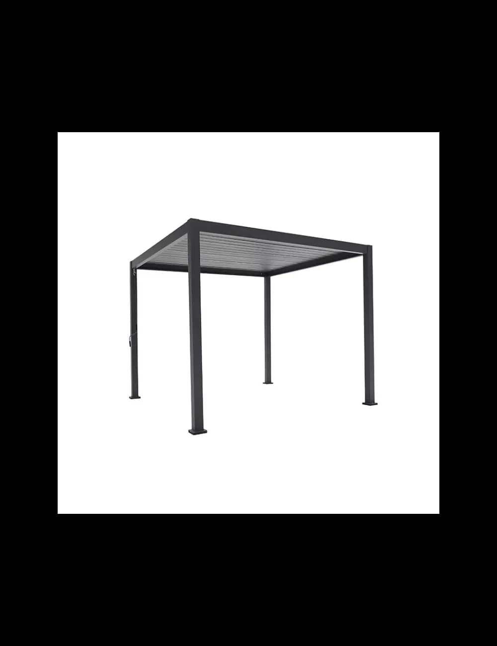 Hliníková zahradní pergola 3 × 3 m