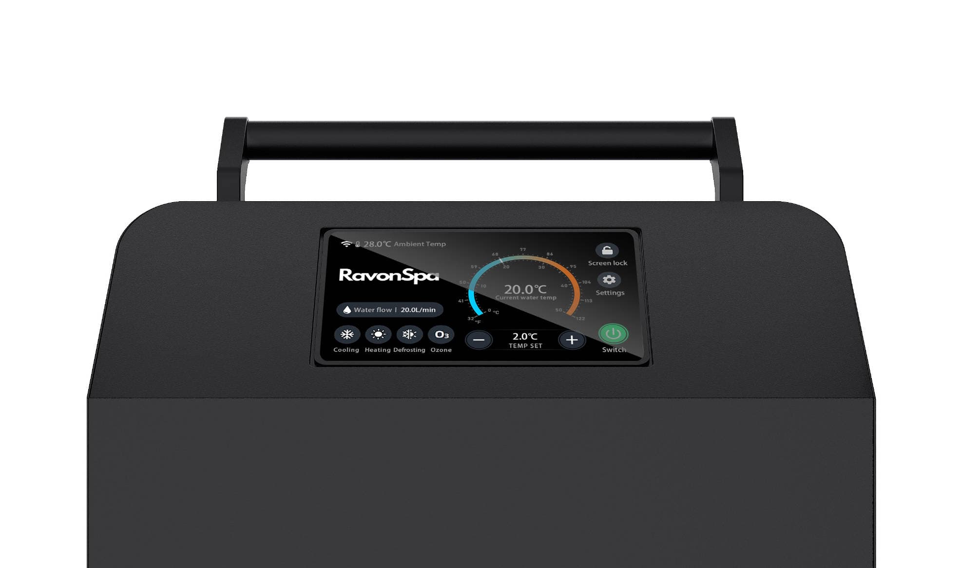 RavonSpa Ice Barrel Black — sud na otužování s filtrací a ozonem