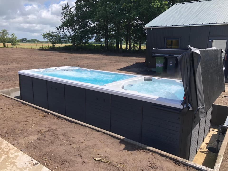 Swim Spa · instalace