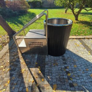 RavonSpa Ice Barrel Black - beczka do morsowania filtracja ozon