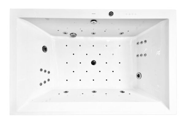 Wanna z hydromasażem Crown Lux 190x120 cm – System Silver | RavonSpa - obrazek 2